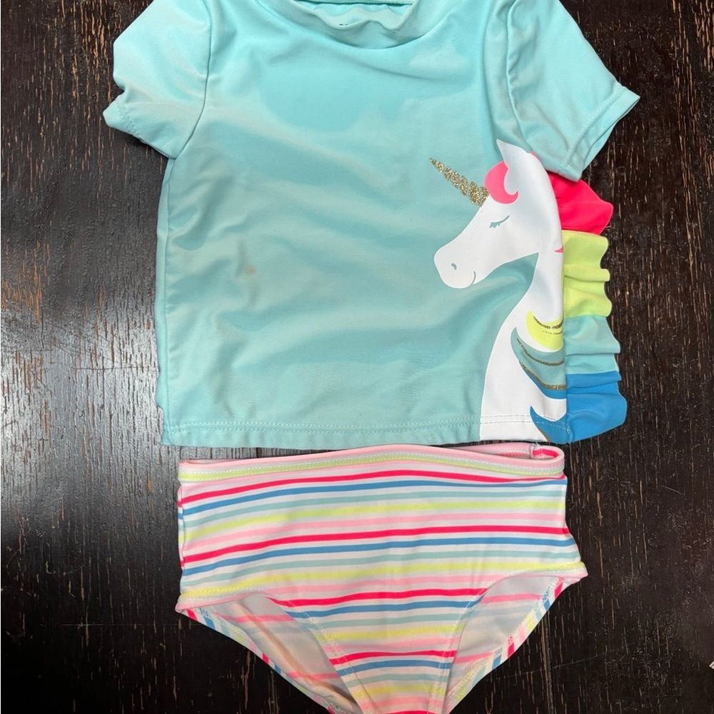 Carter Unicorn 2pc Swimsuit 12m